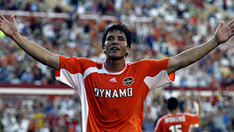 Dynamo striker Brian Ching started off the season with a four-goal performance.