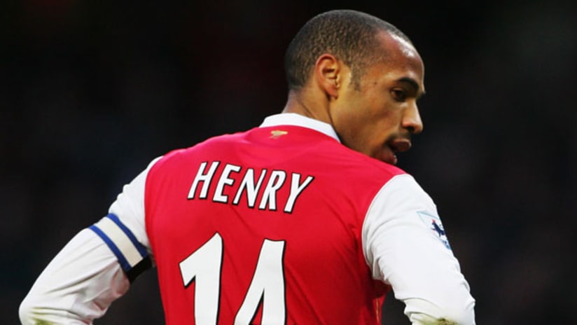 Thierry Henry with Arsenal