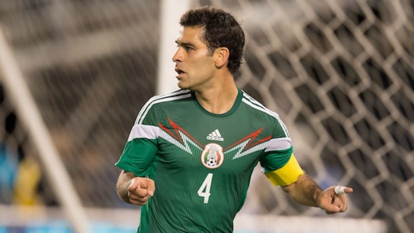 Rafael Marquez in action for Mexico in October 2013