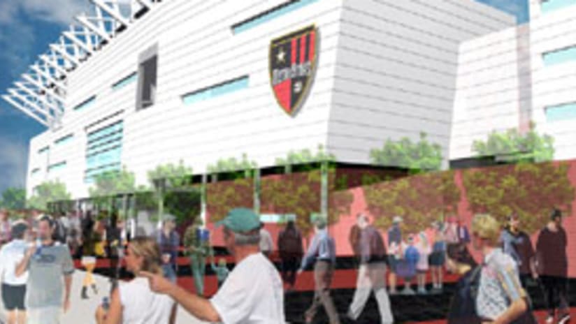 The MetroStars' new stadium is intended to honor the tradition of the sport of soccer.