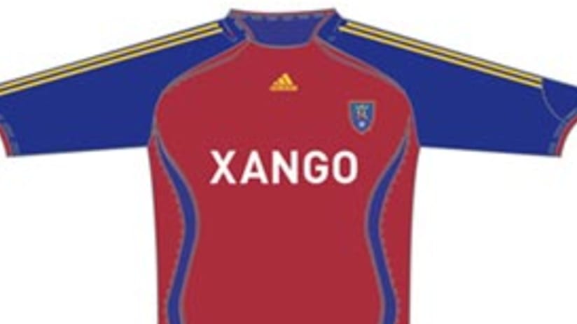 Real Salt Lake's jerseys will bear XanGo's wordmark for the next several years.