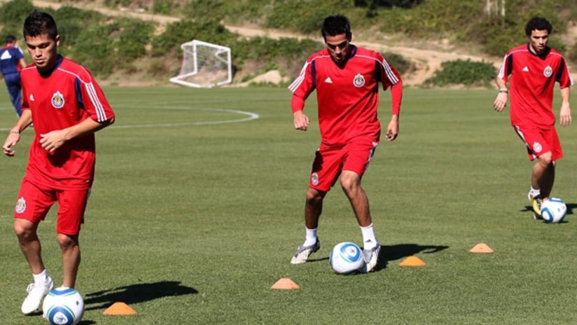 Jesus Padilla at Chivas USA training.