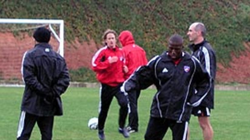 Cornell Glen trained with FC Dallas for the first time Sunday afternoon in Spain.