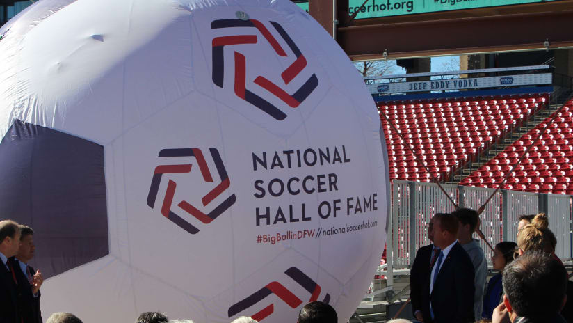 National Soccer Hall of Fame - inflatable ball