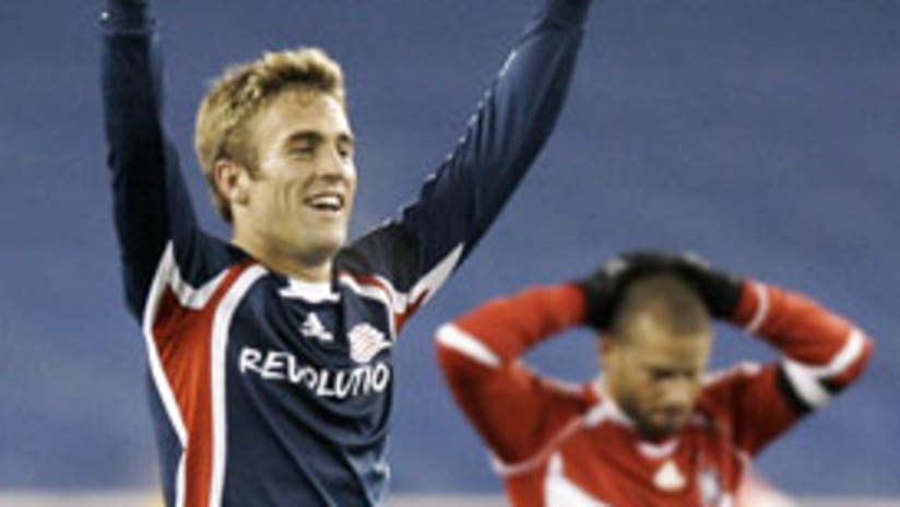 Taylor Twellman will try to help the Revolution knock off the defending champs on Sunday.