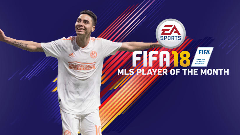 Miguel Almiron April Player of the Month presented by EA Sports