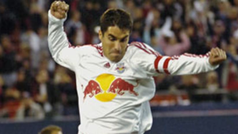 Juan Pablo Angel and the Red Bulls take on Galaxy Thursday night.