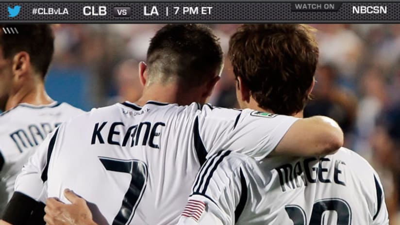 Robbie Keane and Mike Magee CLBvLA