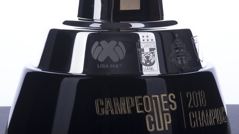 Campeones Cup trophy - base ONLY