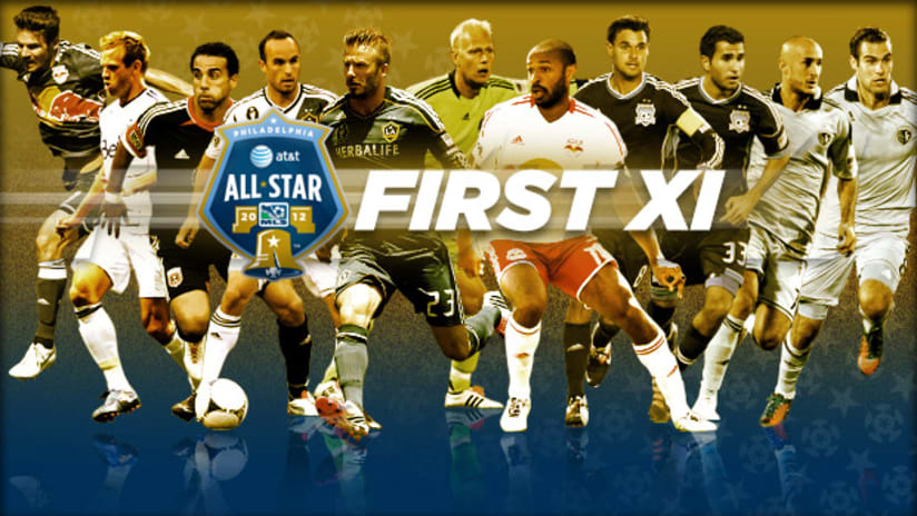 2012 All-Star Game First XI announcement illustration