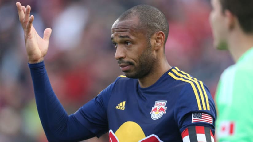 Thierry Henry acts Gallic in TORvNY