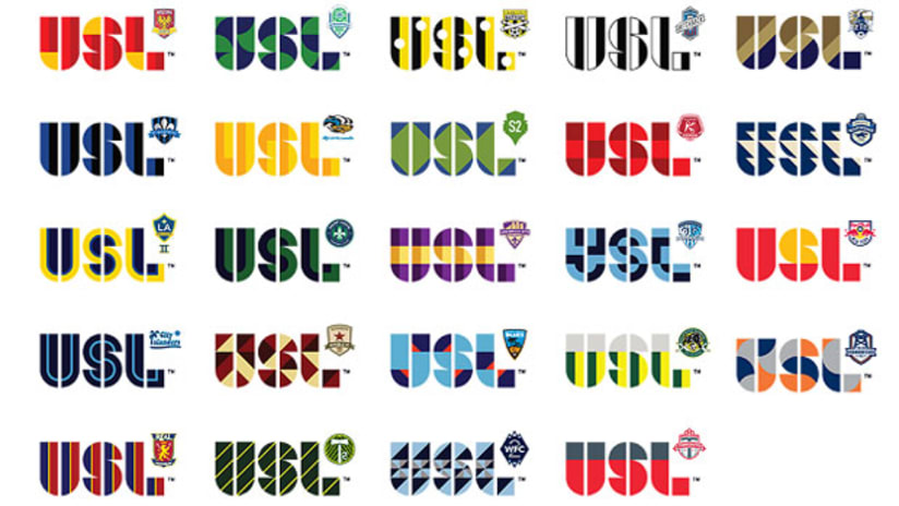 USL unveils new logo, here are the 24 team swatches