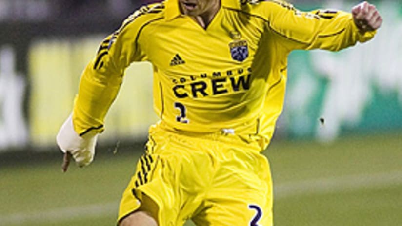 Frankie Hejduk has played in six of the Crew's seven games so far this season.
