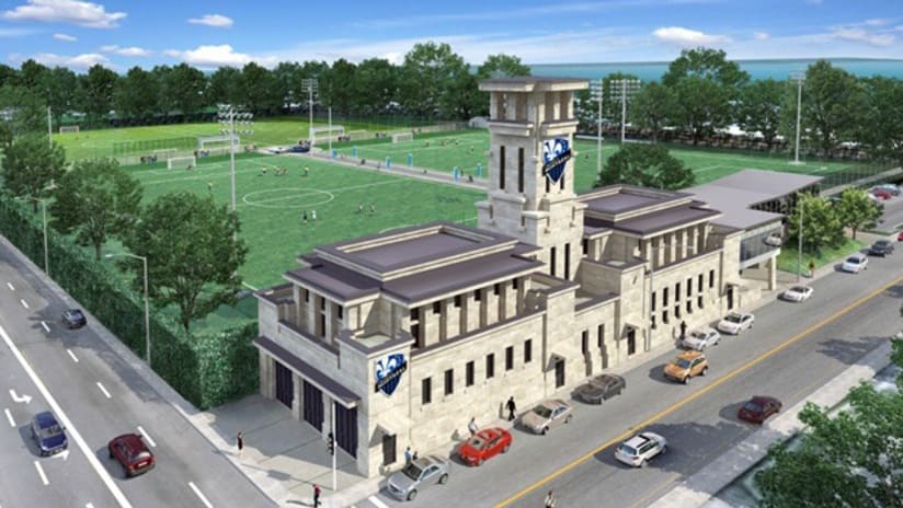 Rendering of Montreal Impact training center
