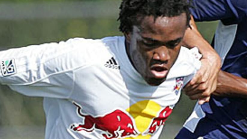 New York's Dane Richards found the net to help the Red Bulls to a tie.