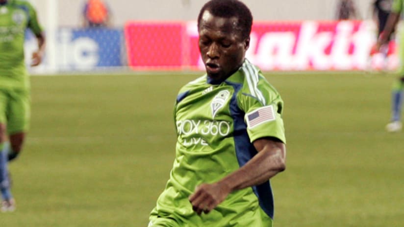 Nyassi came in as a substitute and triggered the play that resulted in Seattle's victory.