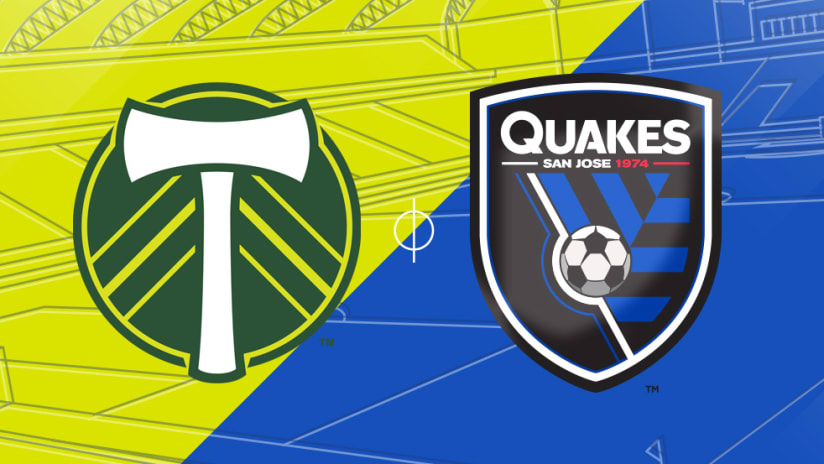 Portland Timbers vs. San Jose Earthquakes - Match Preview Image