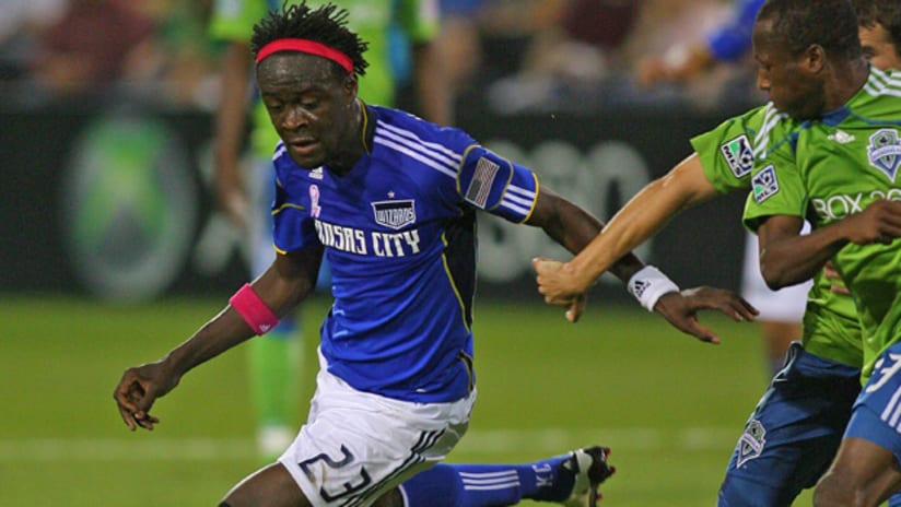 Kei Kamara (left) and the Wizards need to win each of their last three games for a chance to reach the postseason.