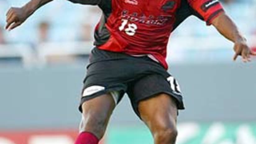 Toni Nhleko scored the game-winning goal Sunday one minute into stoppage time.