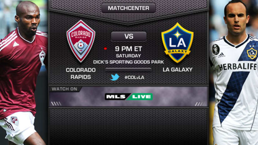Colorado Rapids vs. LA Galaxy, April 21, 2012