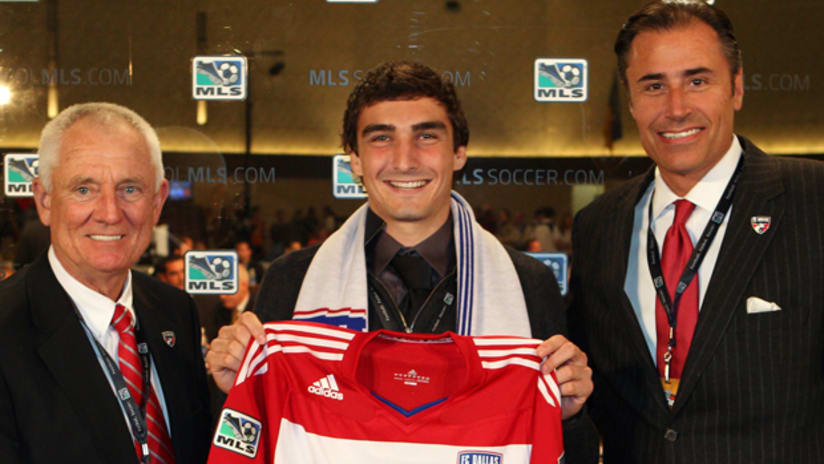 FC Dallas selected Bobby Warshaw with their 17th overall pick.