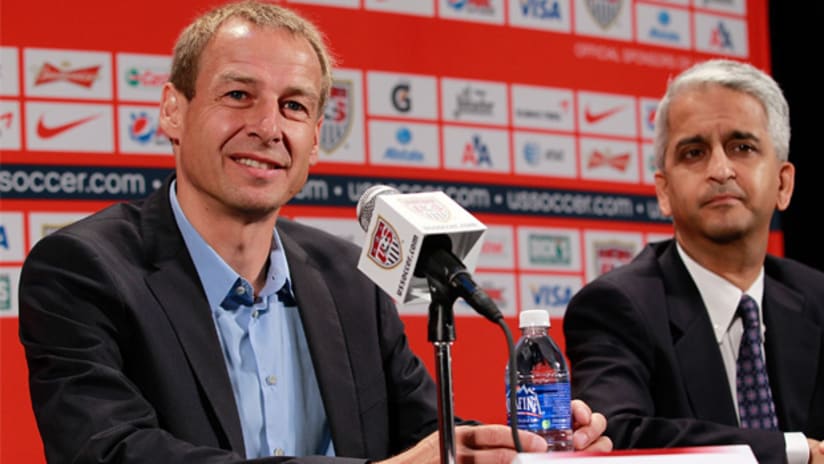 Jurgen Klinsmann y Sunil Gulati