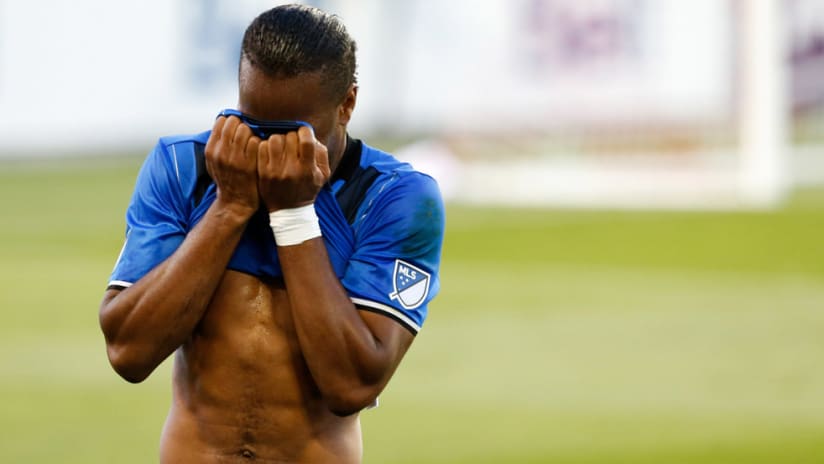 Didier Drogba - Montreal Impact - miss - reaction - angry