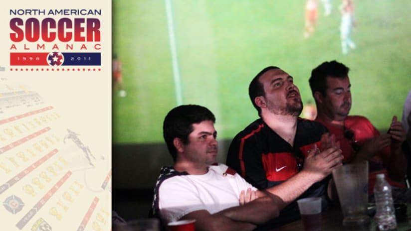 Soccer Almanac: USMNT fans watch their team in the 2010 World Cup.