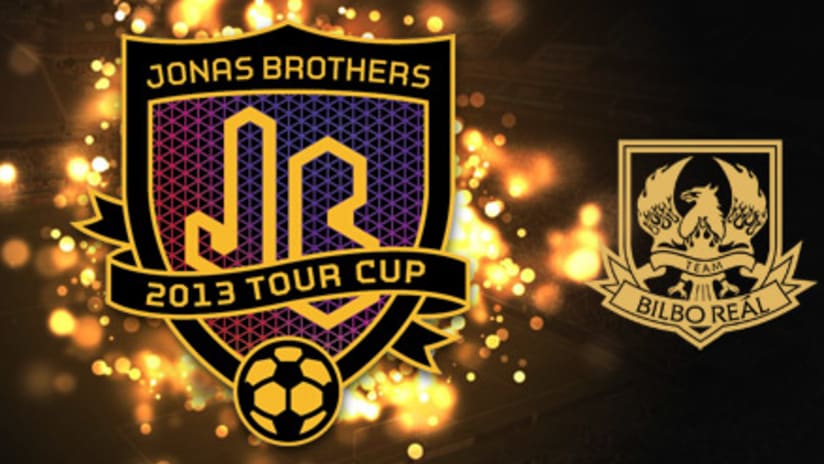 Jonas Brothers charity game with LA Galaxy