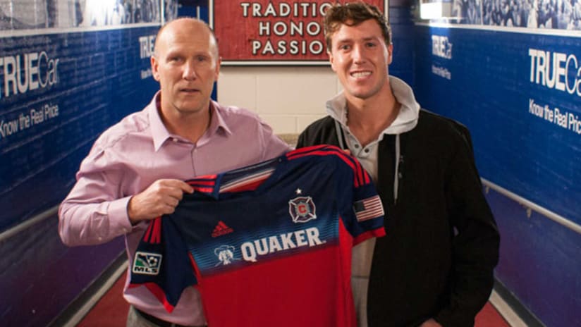 Chicago Fire homegrown Patrick Doody and technical director Brian Bliss