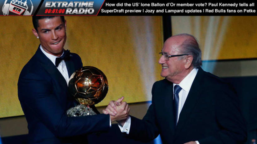 Cristiano Ronaldo, Sepp Blatter, Ballon d'Or ExtraTime Radio