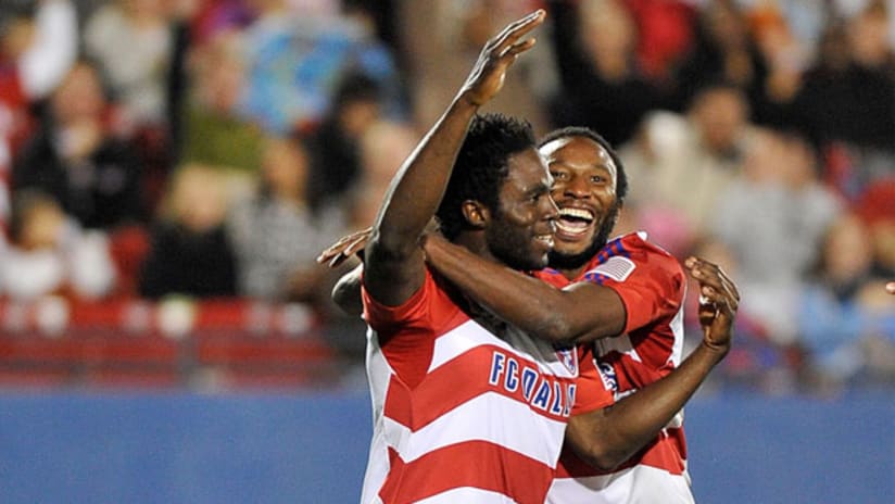 Ugo Ihemelu (left) scored a goal the last time he and FCD faced his former Colorado team last October.