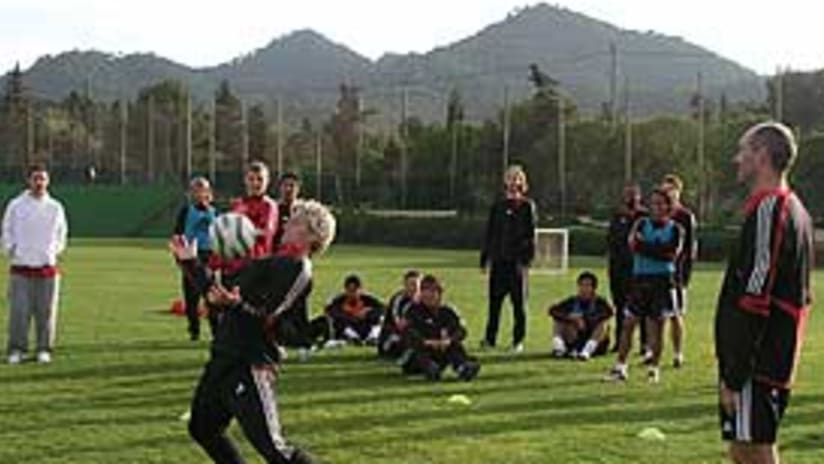 The 'Survivor' competition at the FC Dallas training camp in Spain was fierce.