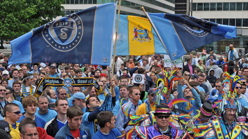 Union fans have shown early signs they will match the passion and color of other fan bases.