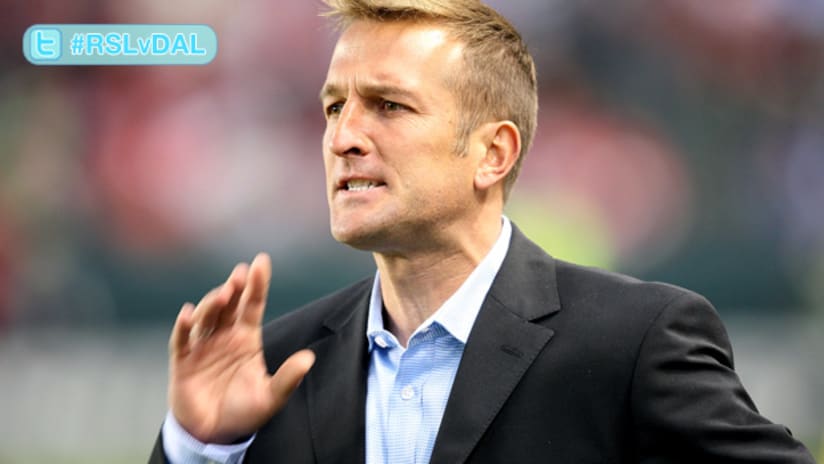 Jason Kreis is trying his best to keep his locker room upbeat but RSL are in trouble vs. FC Dallas