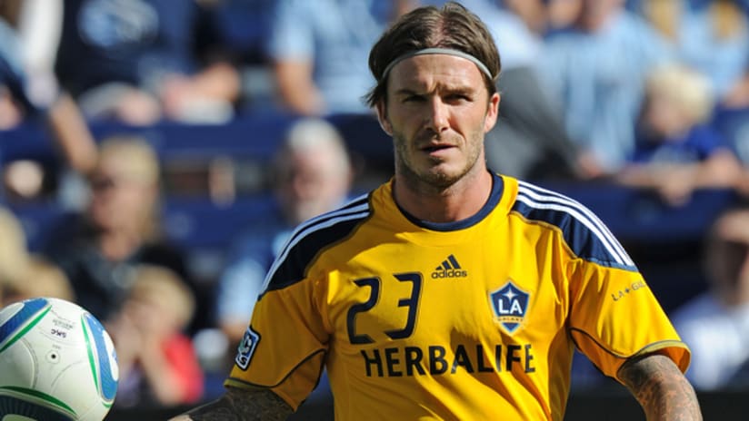 David Beckham of the LA Galaxy - for now
