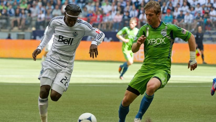vancouver whitecaps striker darren mattocks impressed in cascadia match with the seattle sounders