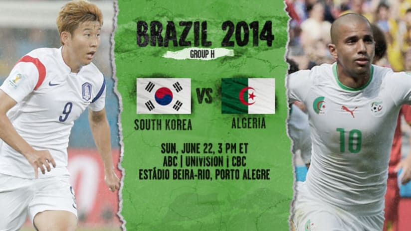 South Korea vs. Algeria, World Cup Preview