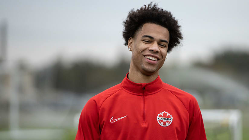 Tajon Buchanan - Canada Soccer - smiling