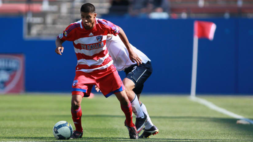 Left Back Moises Hernandez finding his footing with FCD, US