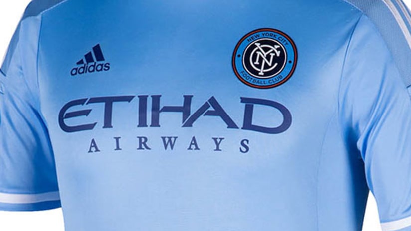 New York City FC unveiled their inaugural 2015 MLS jerseys on November 13, 2014