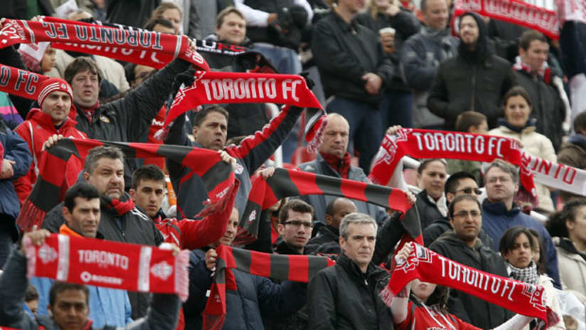 Toronto FC fans show up in droves to MLS games, but the numbers for CCL games aren't nearly as high.
