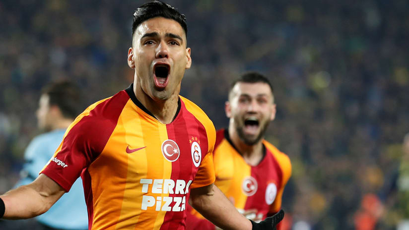 Radamel Falcao - Galatasaray - goal celebration