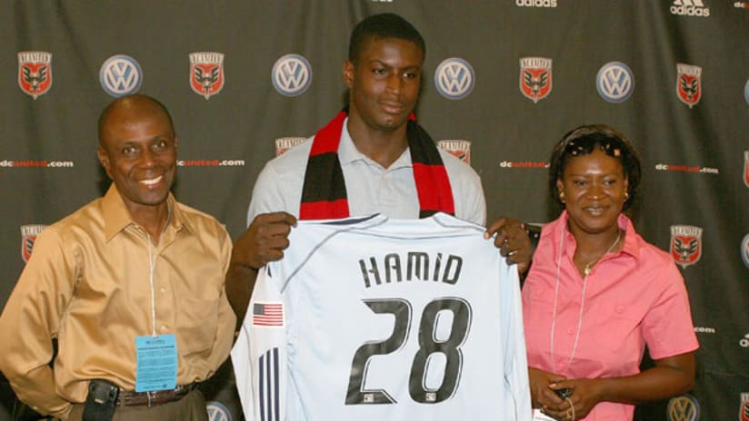 Keeper Bill Hamid became D.C.'s first-ever academy signing.