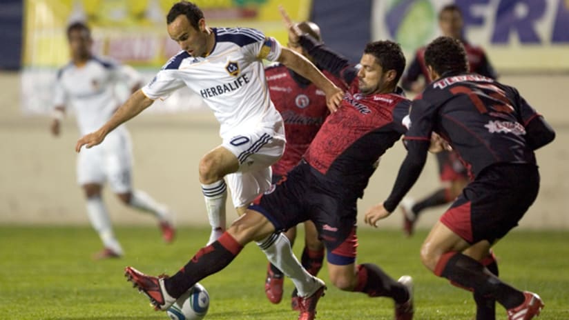 Landon Donovan and the Galaxy open the 2011 season against the Seattle Sounders on Tuesday.