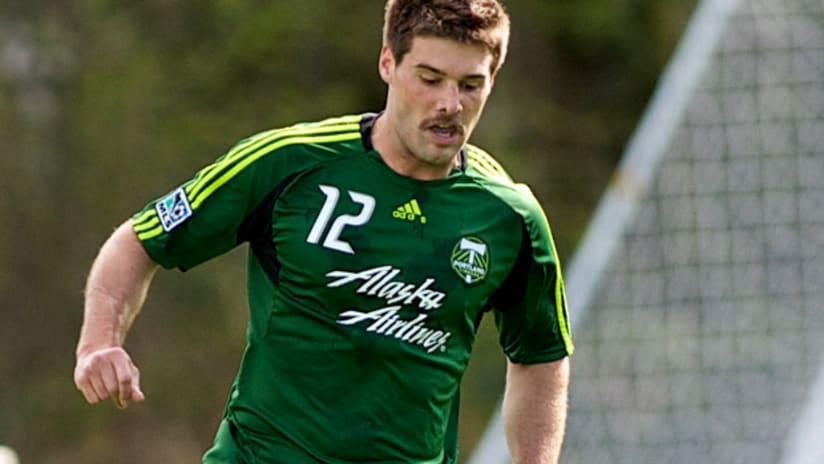 Portland Timbers center back David Horst has a mean mustache.
