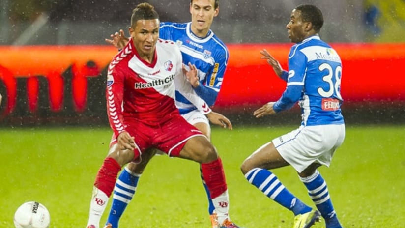 Juan Agudelo in action with FC Utrecht