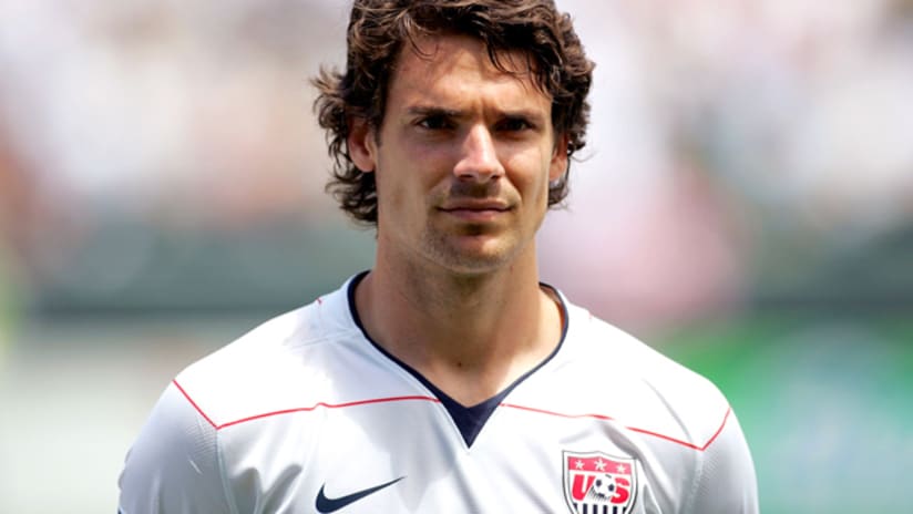 Heath Pearce with the US in 2008.