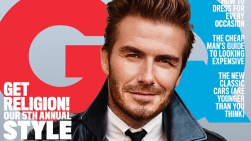 David Beckham first GQ cover
