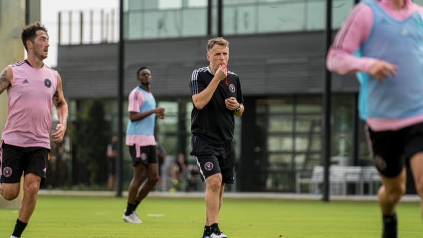 Phil Neville - Inter Miami CF - First training session
